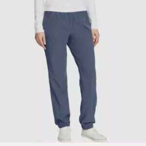 NEW Eddie Bauer Womens 6 Fleece-Lined Pants Blue Polyester Spandex Blend